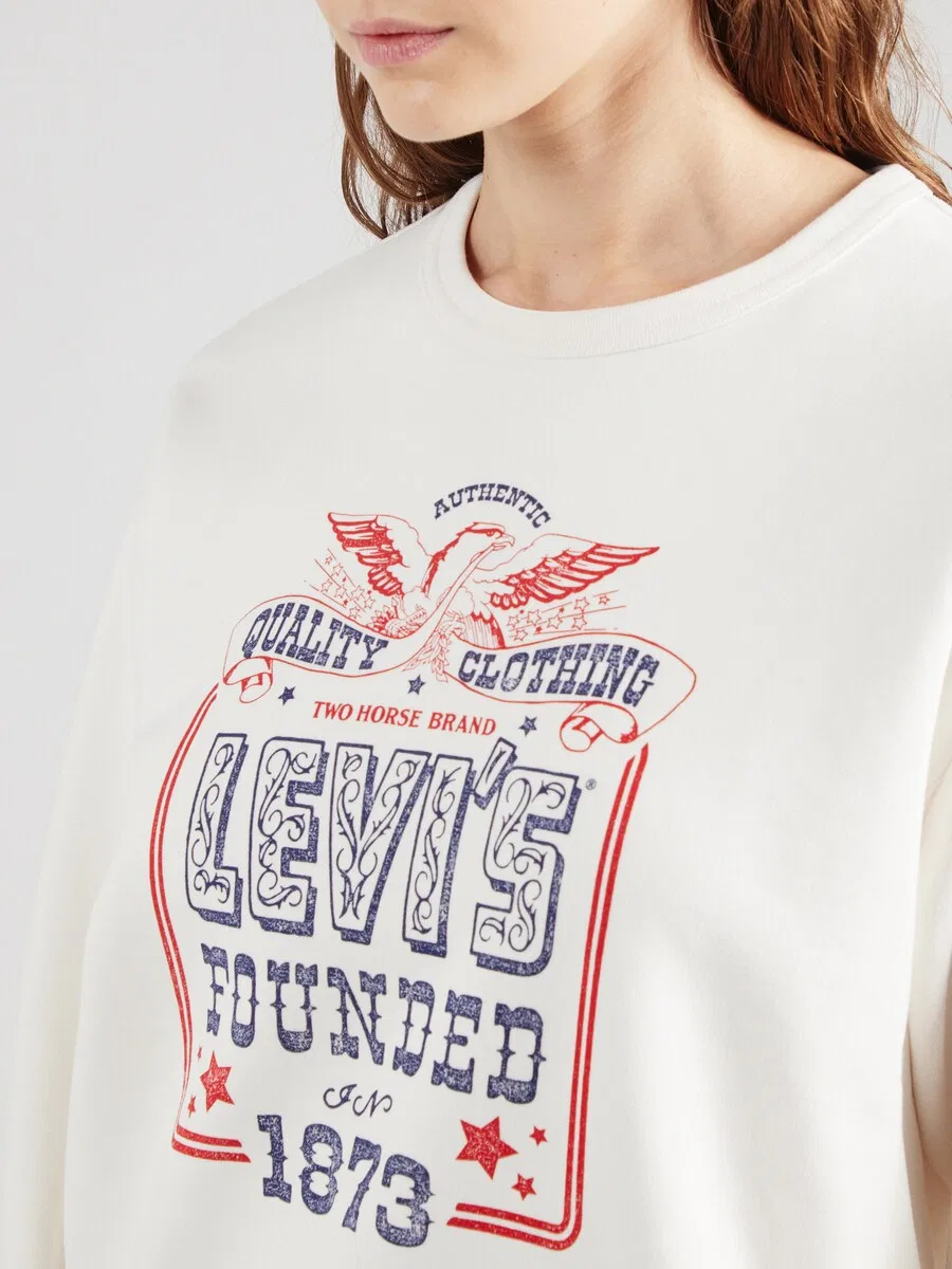 Толстовка LEVI'S 'Heritage' белого цвета — фото 2