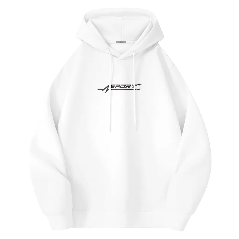Детский худи с капюшоном, модель Moderate Regular, MINISO, White