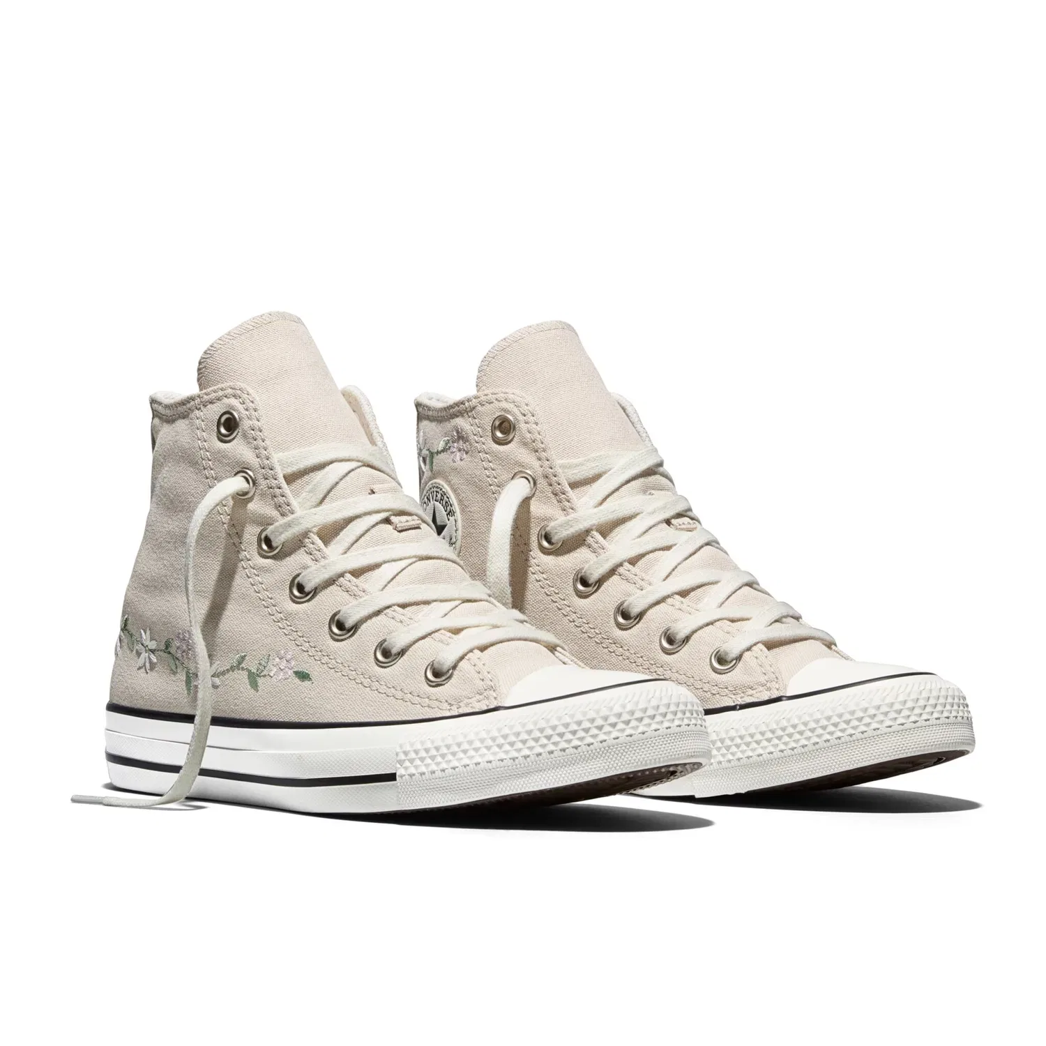 Детские кеды на шнуровке с круглым носом Converse, Classic Ecru/Vintage White/Black