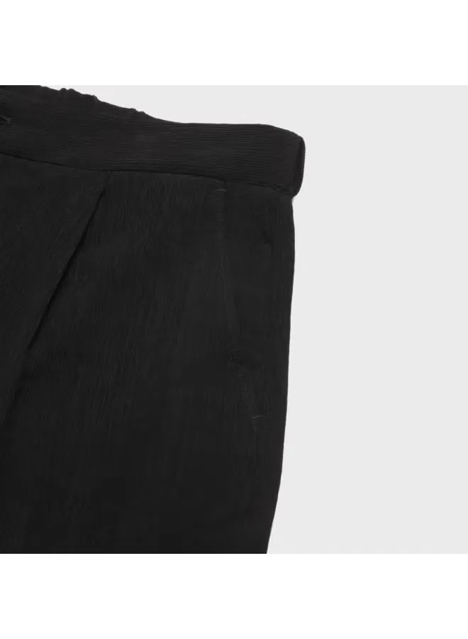 Шорты-бермуды текстурированные Zara, черный — фото 4