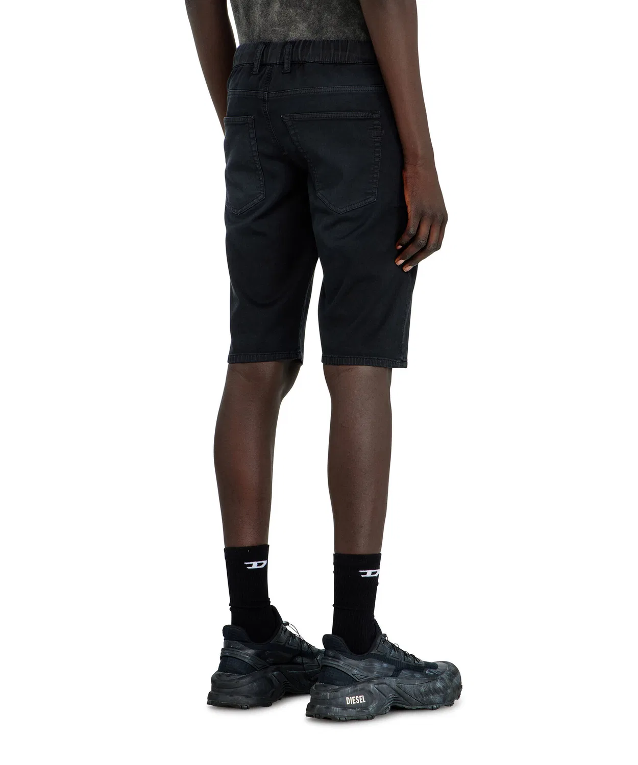 Мужские джоггеры-шорты Slim Fit D-KROOLEY-SHORT-BW JOGG DIESEL, Beige — фото 4