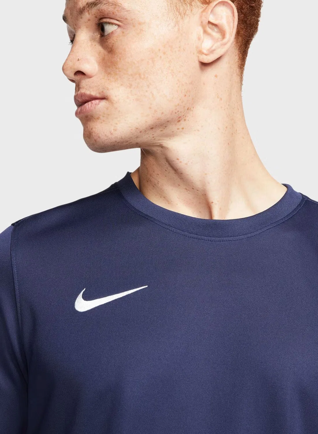 Футболка с принтом Park Dri-Fit VII Nike, синяя — фото 3