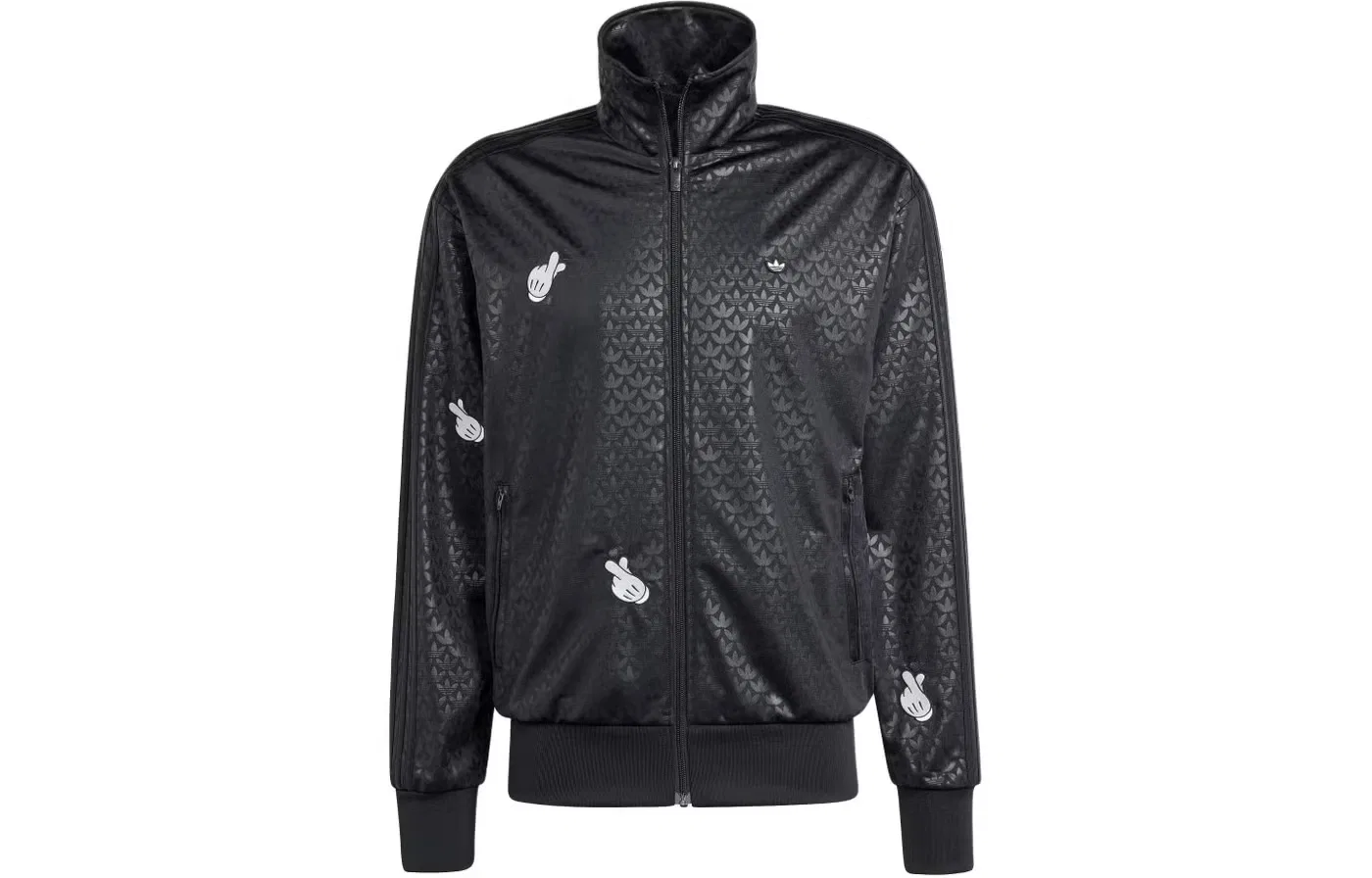 Куртка с вышивкой Firebird Adidas, черный — фото 2
