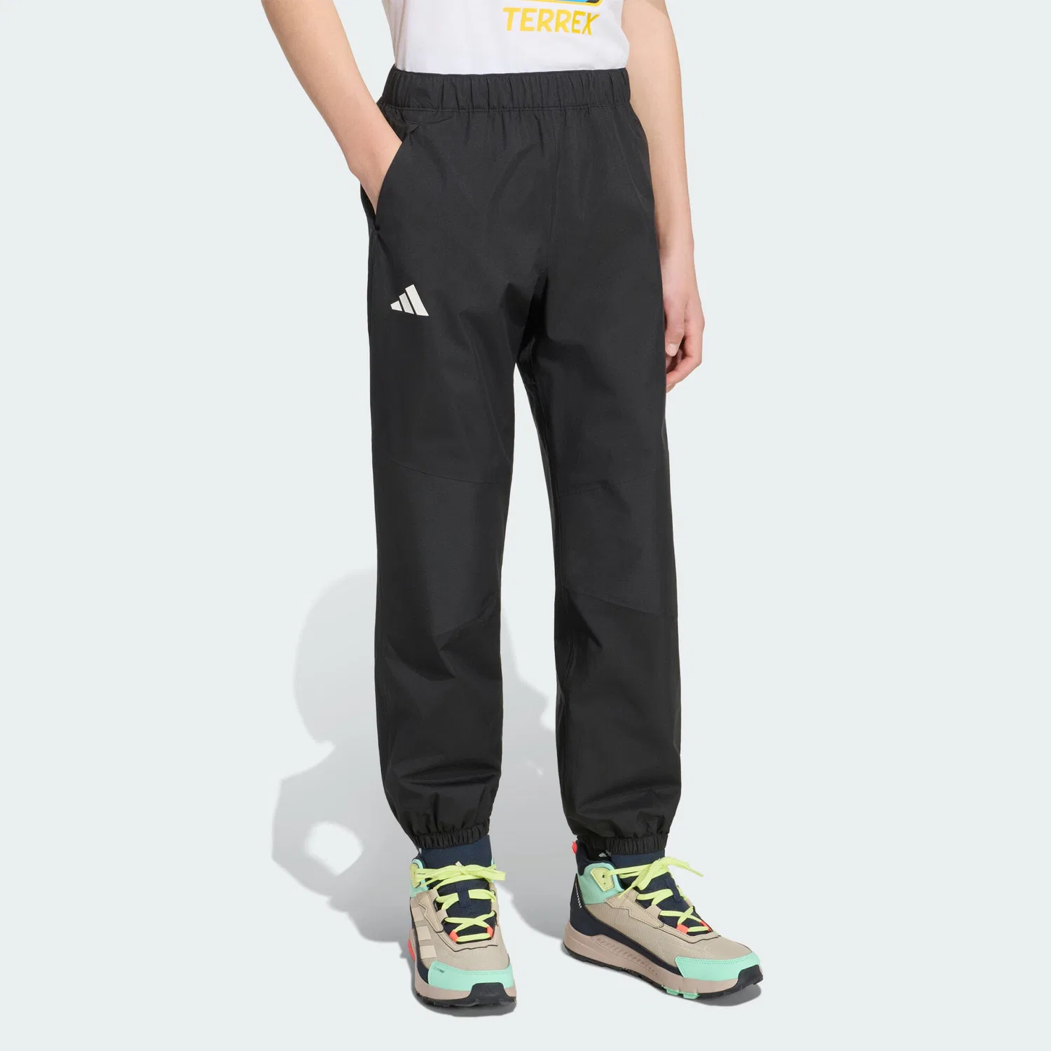 Детские непромокаемые штаны Terrex Multi 2 Layer CLIMAPROOF Adidas, Schwarz