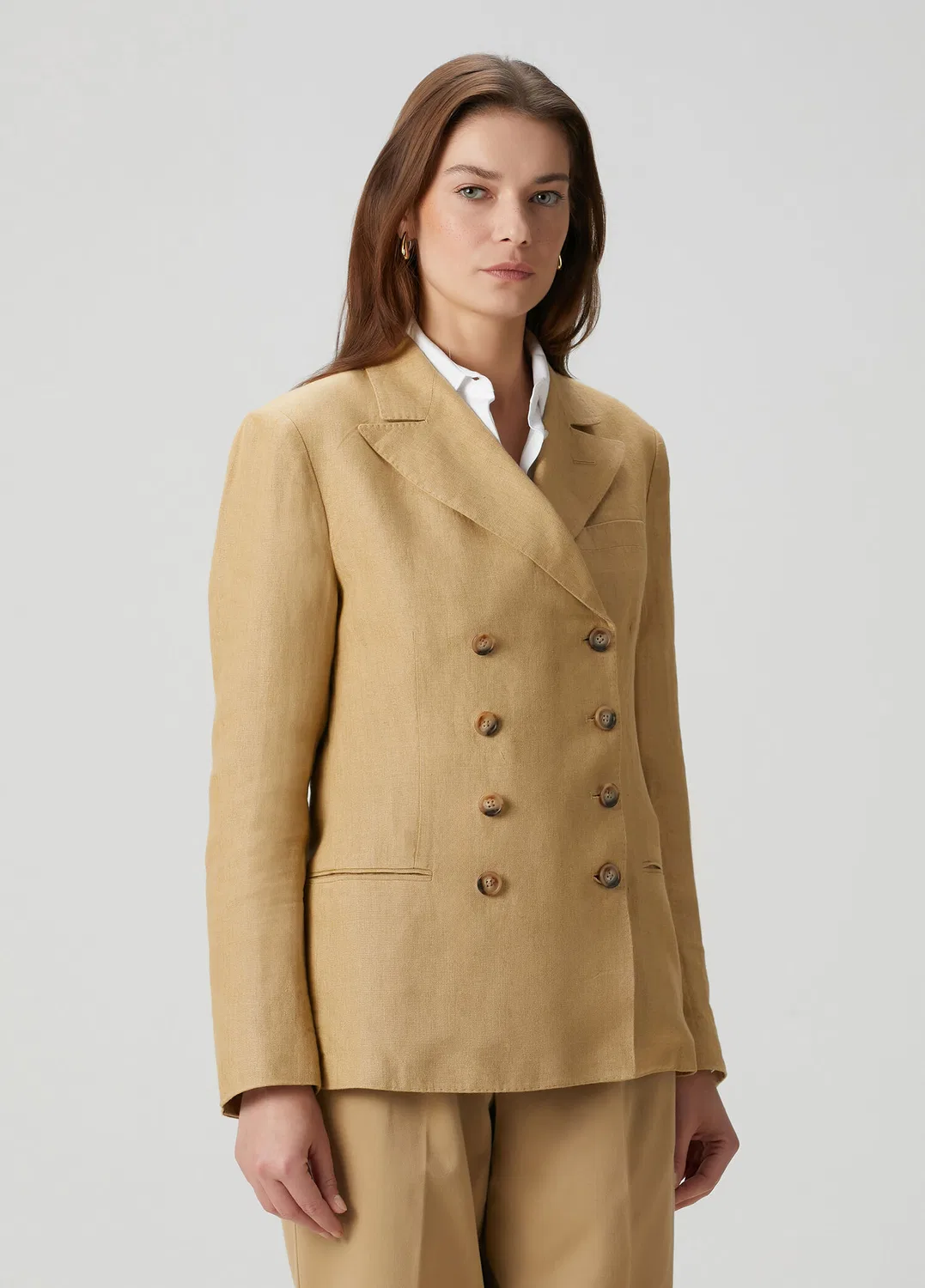 Блейзер двубортный Polo Ralph Lauren, camel — фото 3