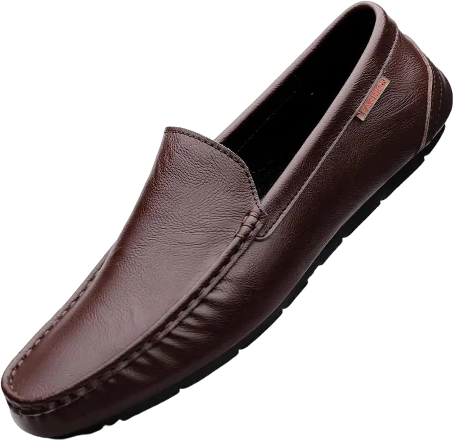 Лоферы мужские Adhdyuud Moc Toe Slip On, коричневый
