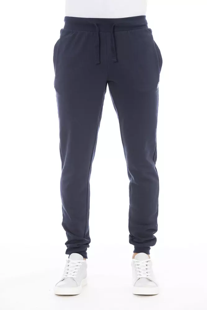 

Синие хлопковые мужские брюки Sergio Tacchini