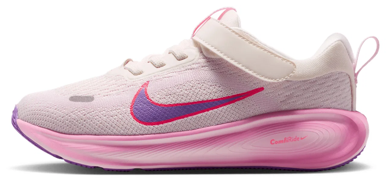 Кроссовки для мальчиков Stellar Ride Nike, цвет Chalk/Bright Violet/Pink Foam — фото 2
