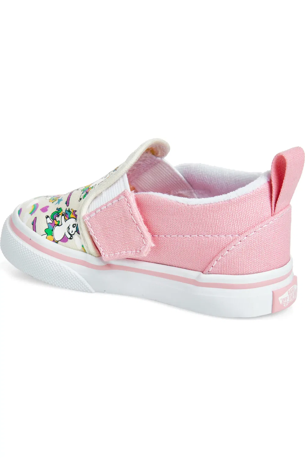 Детские кеды slip-on на липучке Vans, Ballet Skaticorn Marshmallow — фото 2
