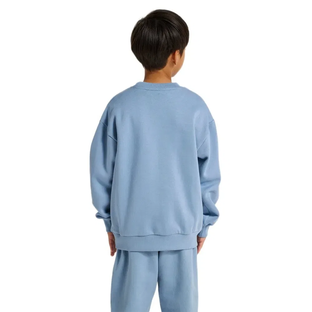Детский свитшот свободного кроя на молнии Hummel Bee, Blue — фото 2