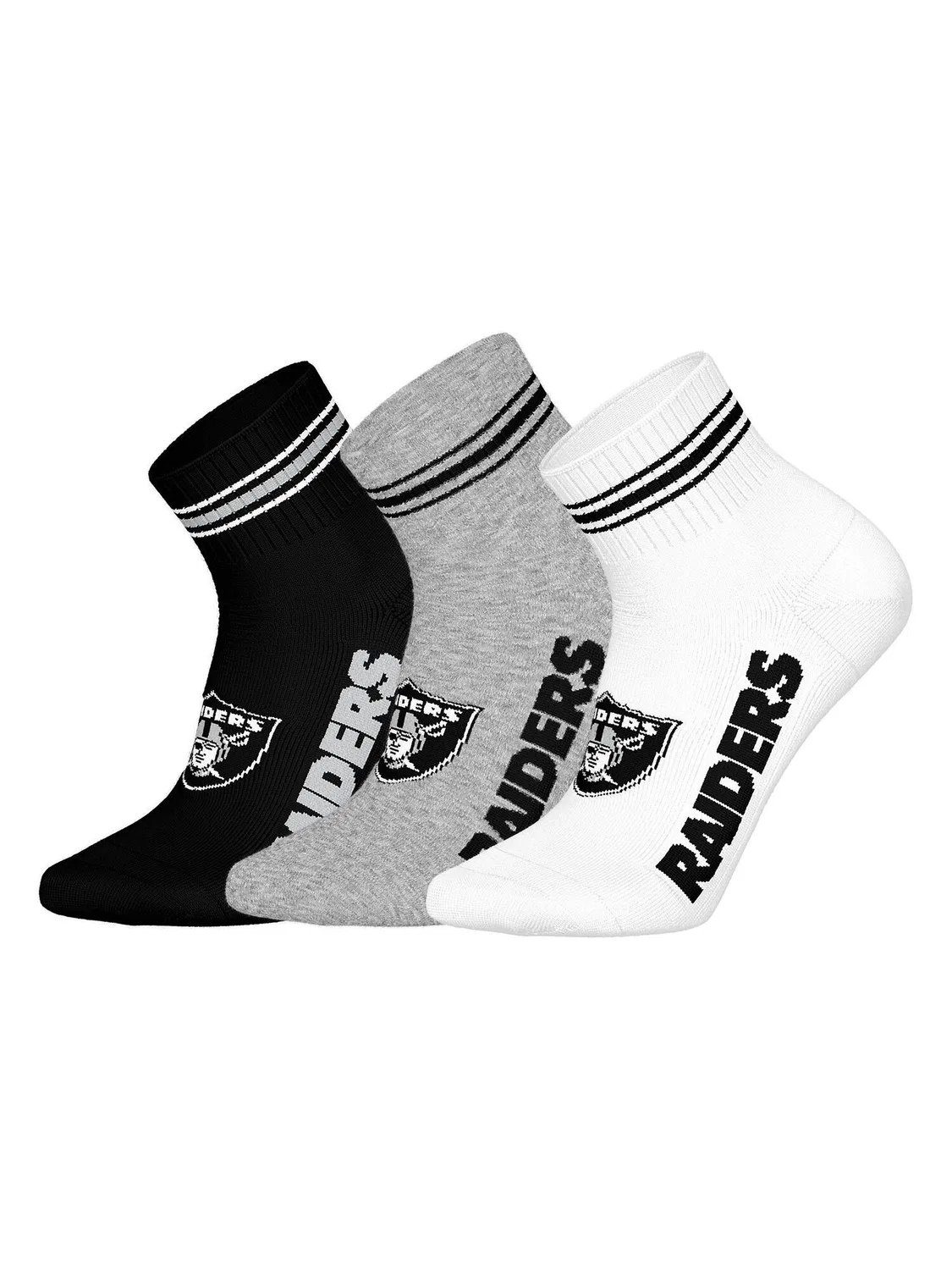 Детские спортивные носки с логотипом Las Vegas Raiders Quarter, Nfl, Bunt