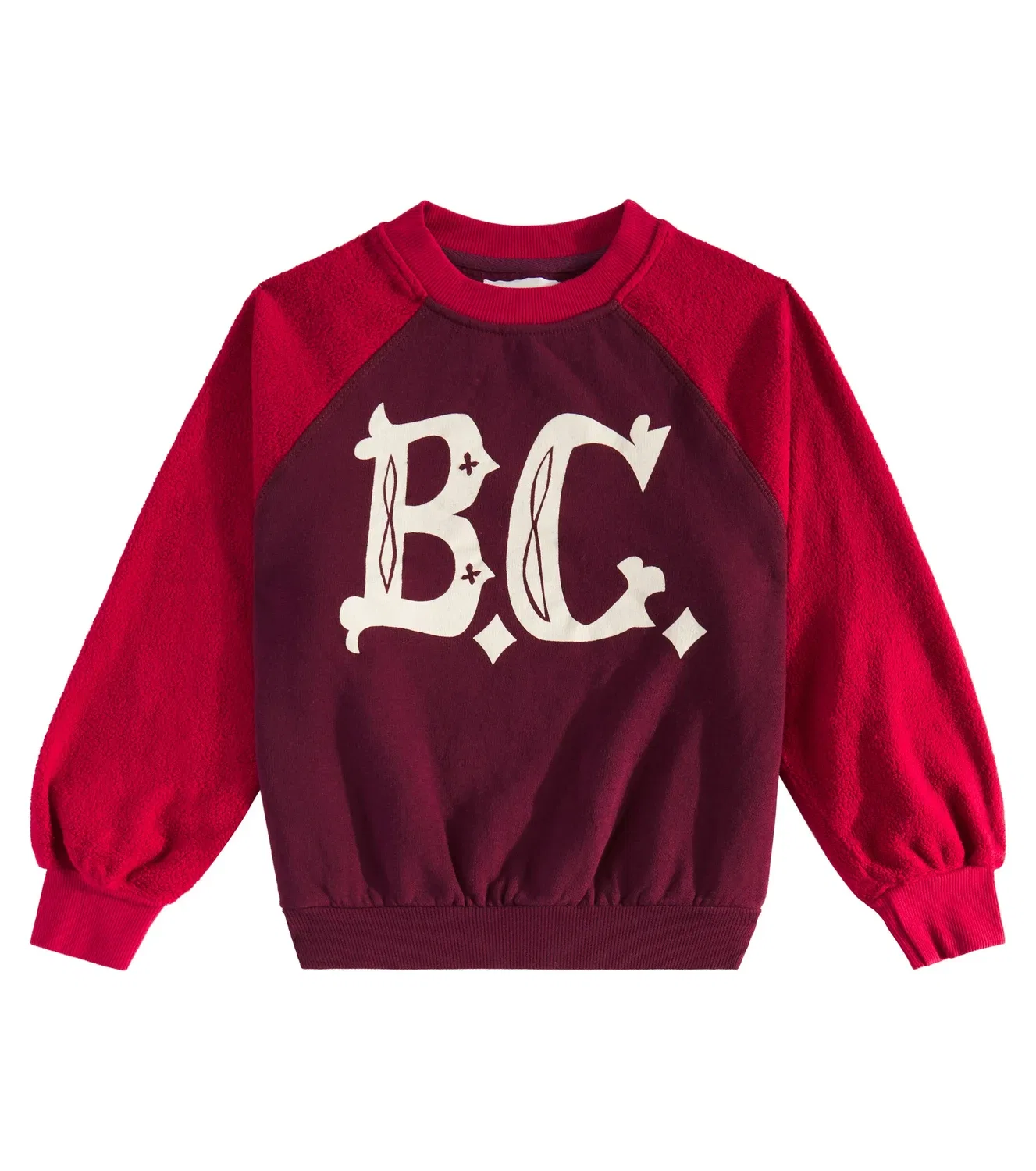 Трикотажная толстовка с принтом Bobo Choses, красный