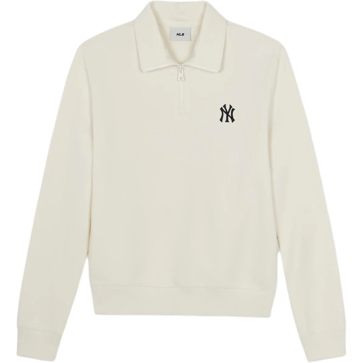Детский свитшот с воротником MLB, Cream