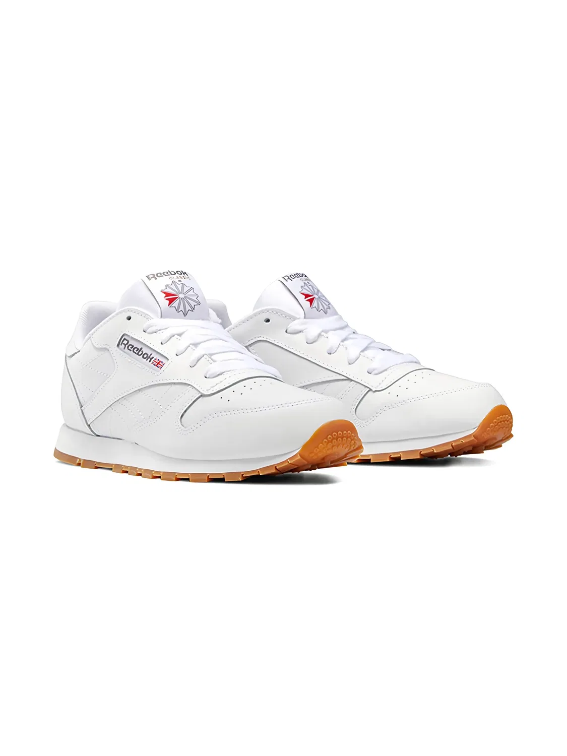 Классические кожаные кроссовки Reebok, белый