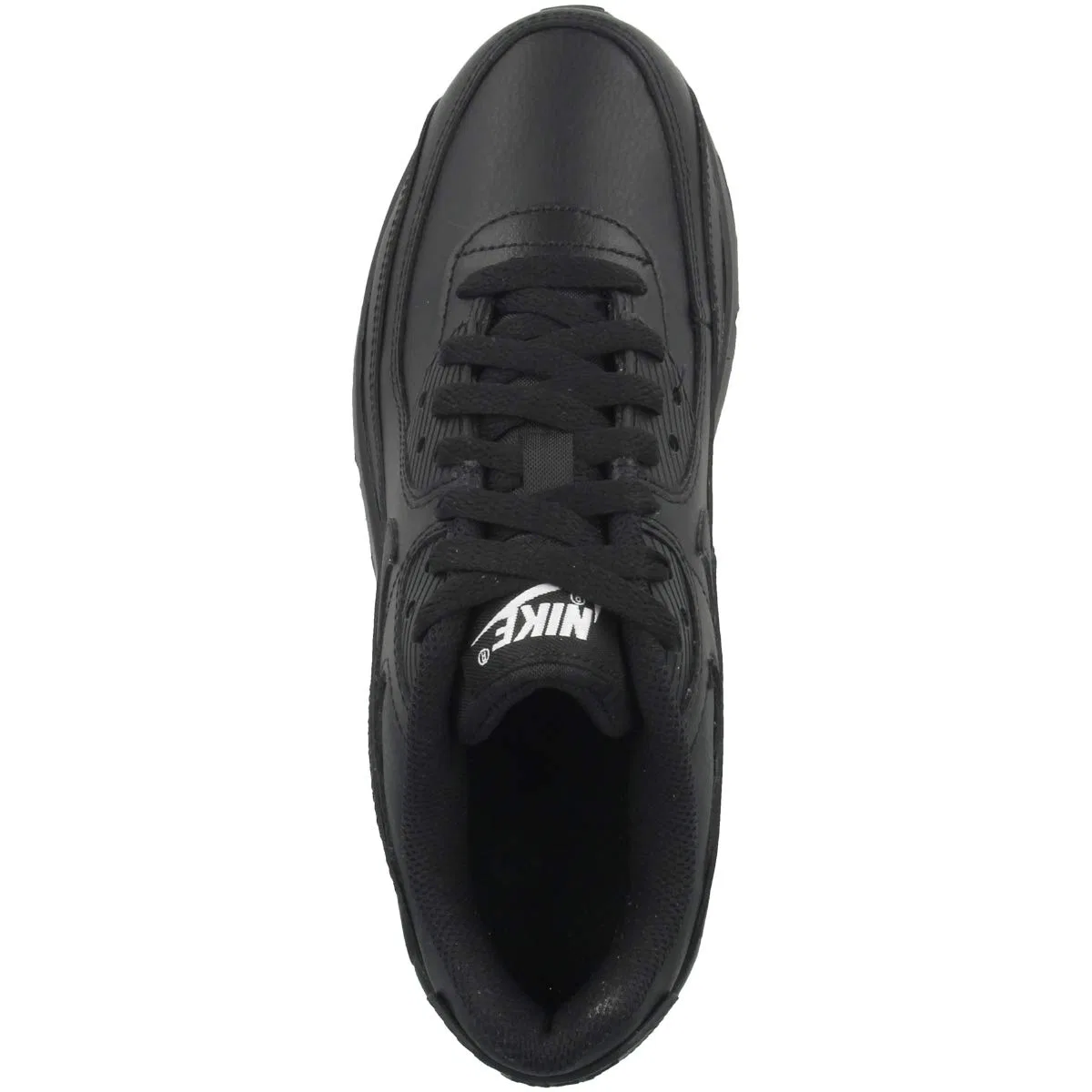 Детские кроссовки для мальчиков с воздушной подушкой NIKE Air Max 90 LTR NIKE, Black Black Black White — фото 3