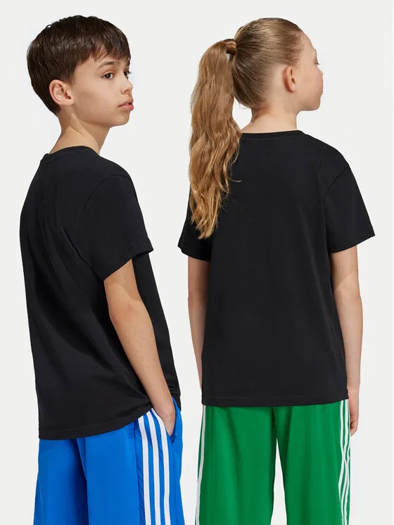 Футболка regular fit adicolor Trefoil Adidas, черный — фото 3