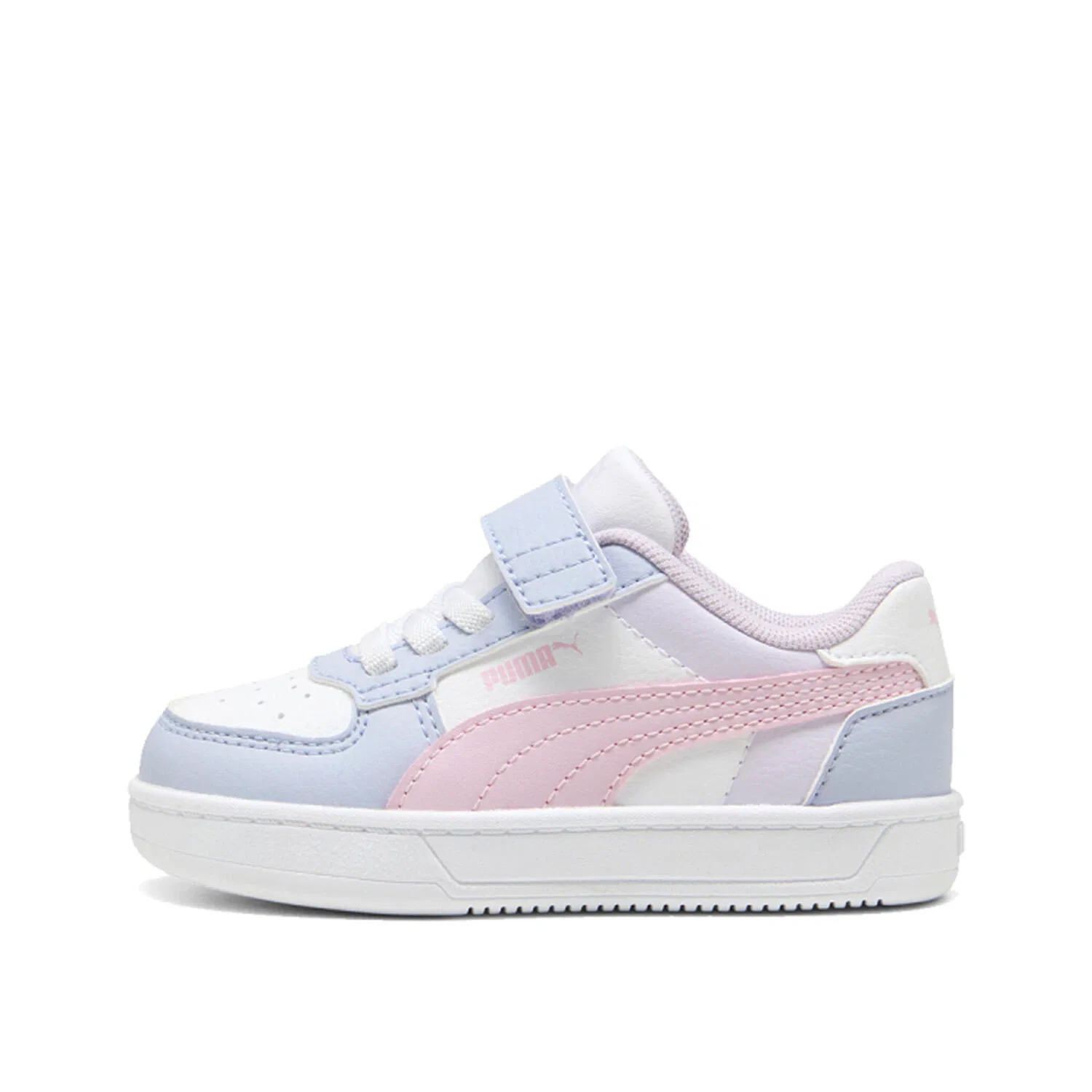 Детские кроссовки для девочек с принтом Puma INICIAL, Fuchsienrosa / Weiss