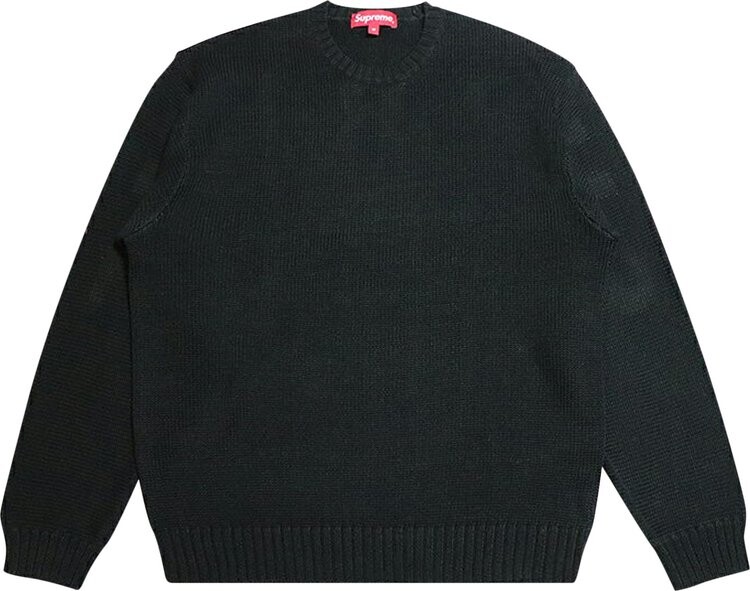 

Свитер Supreme Back Logo Sweater 'Black', черный