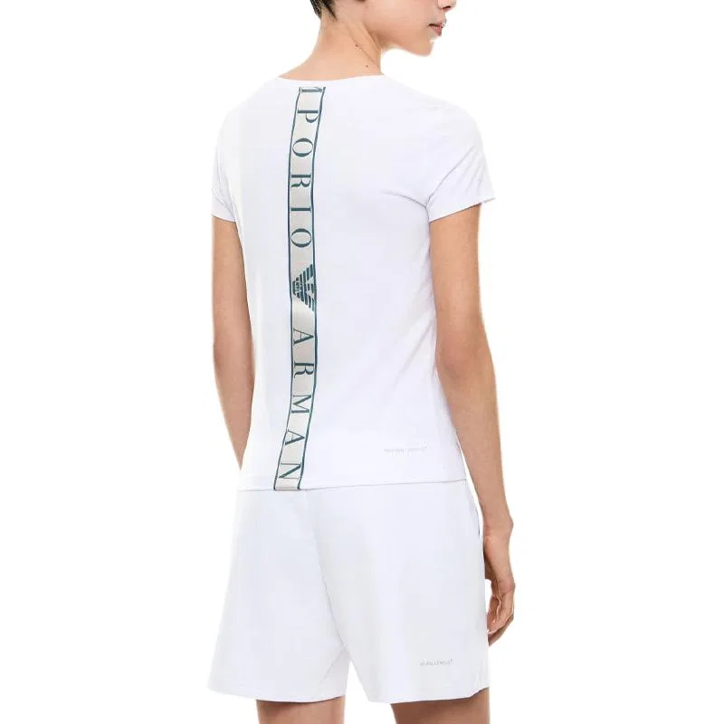 Футболка женская EA7 White, EMPORIO ARMANI — фото 4