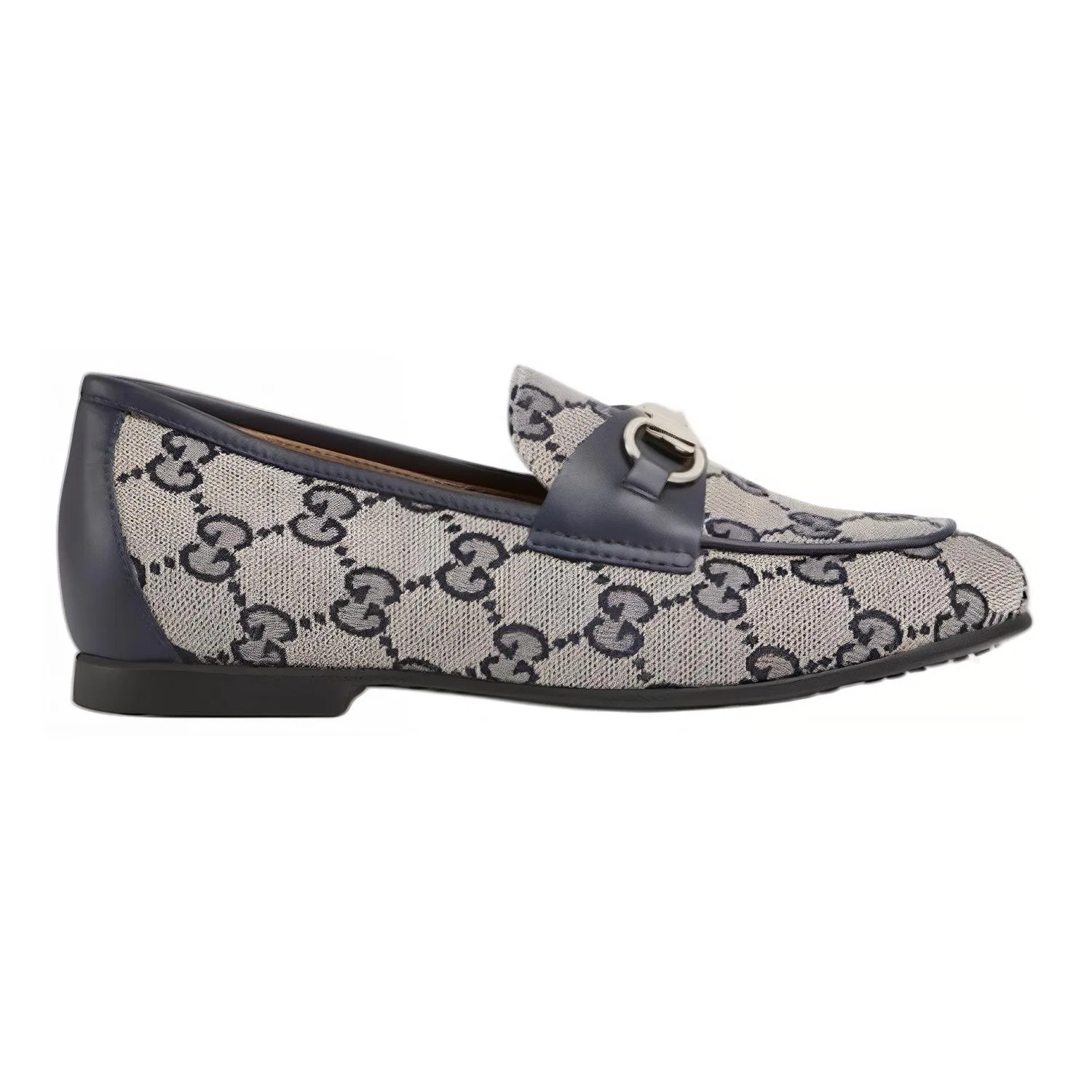 Детские кеды Gucci Low top Kids Lifestyle Shoes, с принтом, Beige Blue — фото 3