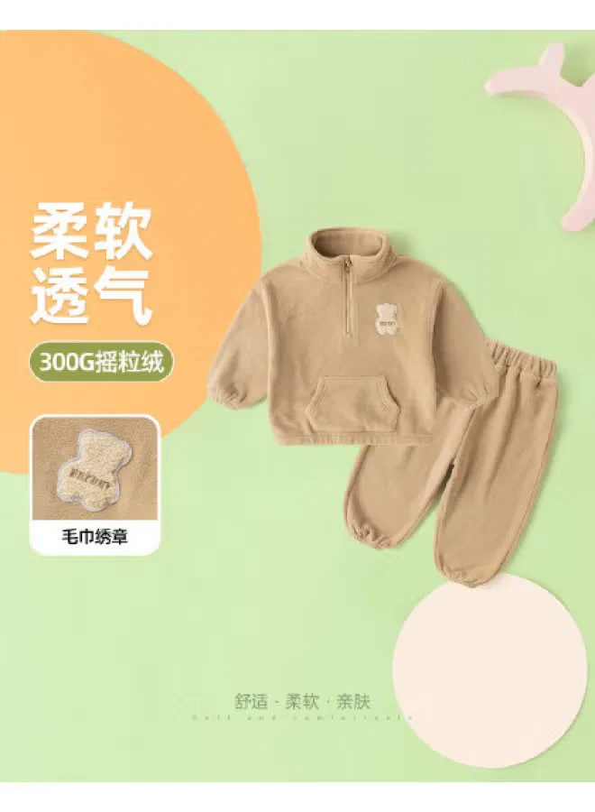 Комплект детской одежды для кемпинга с зимним утеплением, модель Boys' camping set, Doodle Home, хаки