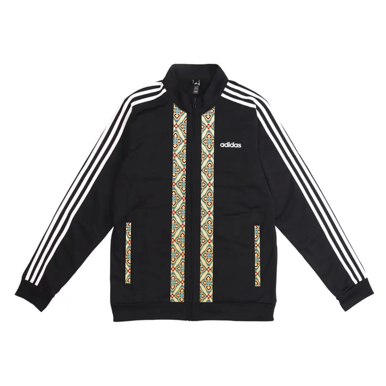 Мужская куртка с воротником-стойкой Adidas, Black
