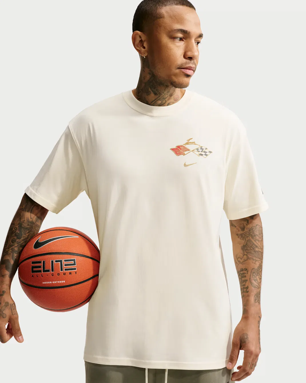 Мужская баскетбольная футболка Devin Booker Nike, Pale Ivory