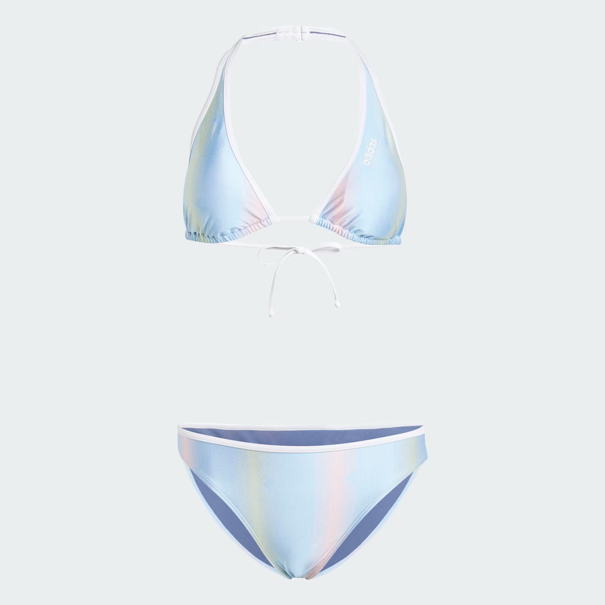 

Бикини Adidas Bikini Tiro Neckholder, голубой/белый