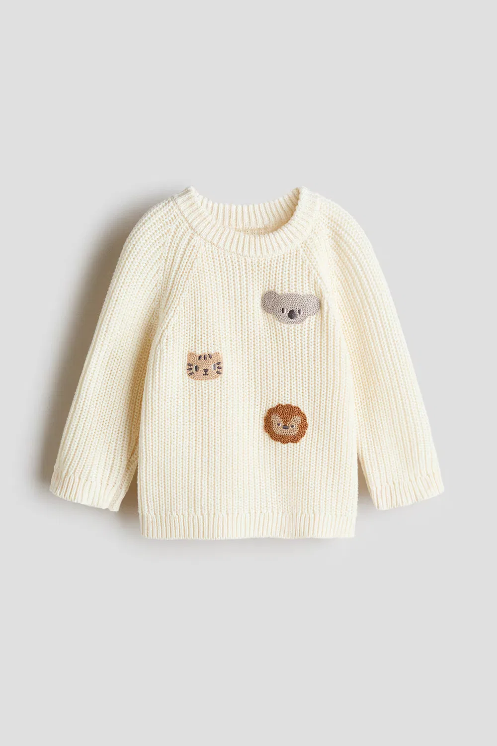 Свитер с рисунком H&M, Cremefarben/Tiere — фото 4