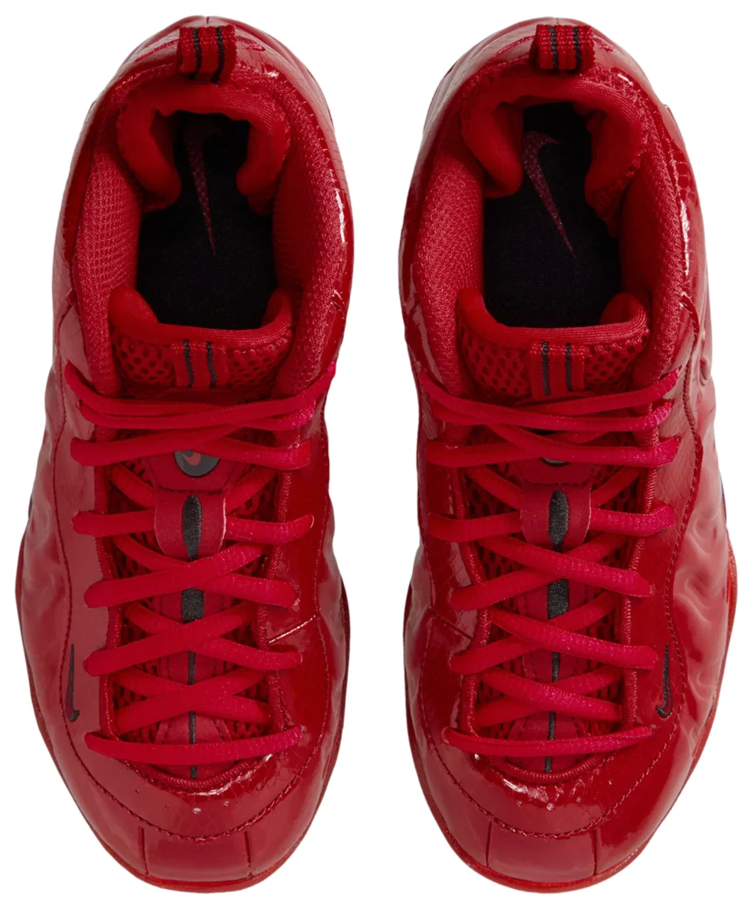 Кроссовки для мальчиков Little Posite Pro Nike, цвет Gym Red/Black — фото 4