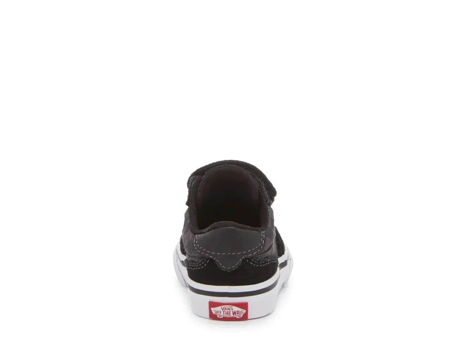 Кроссовки детские Vans Brooklyn, Black/Grey Checkerboard Print — фото 4