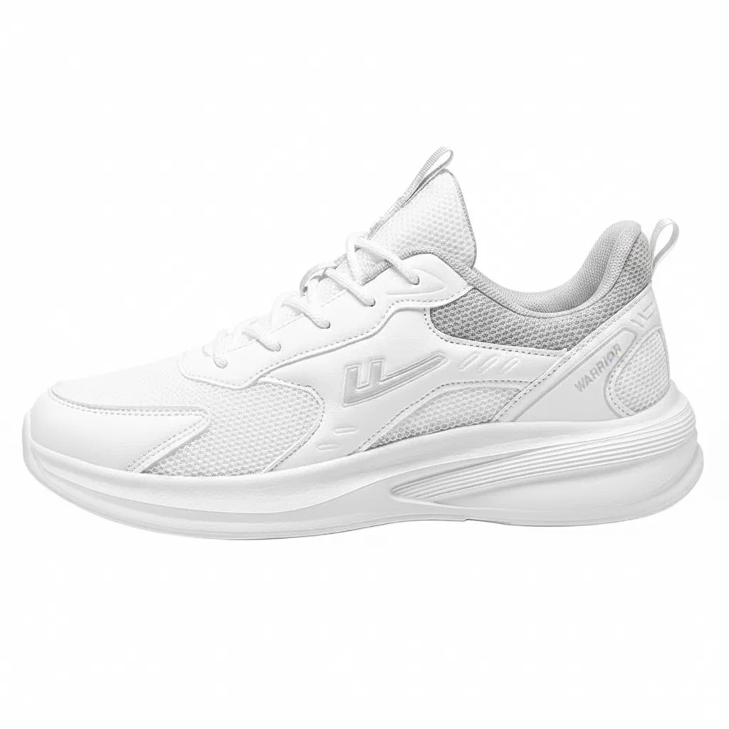 Детские дышащие кроссовки с низким верхом WARRIOR, White