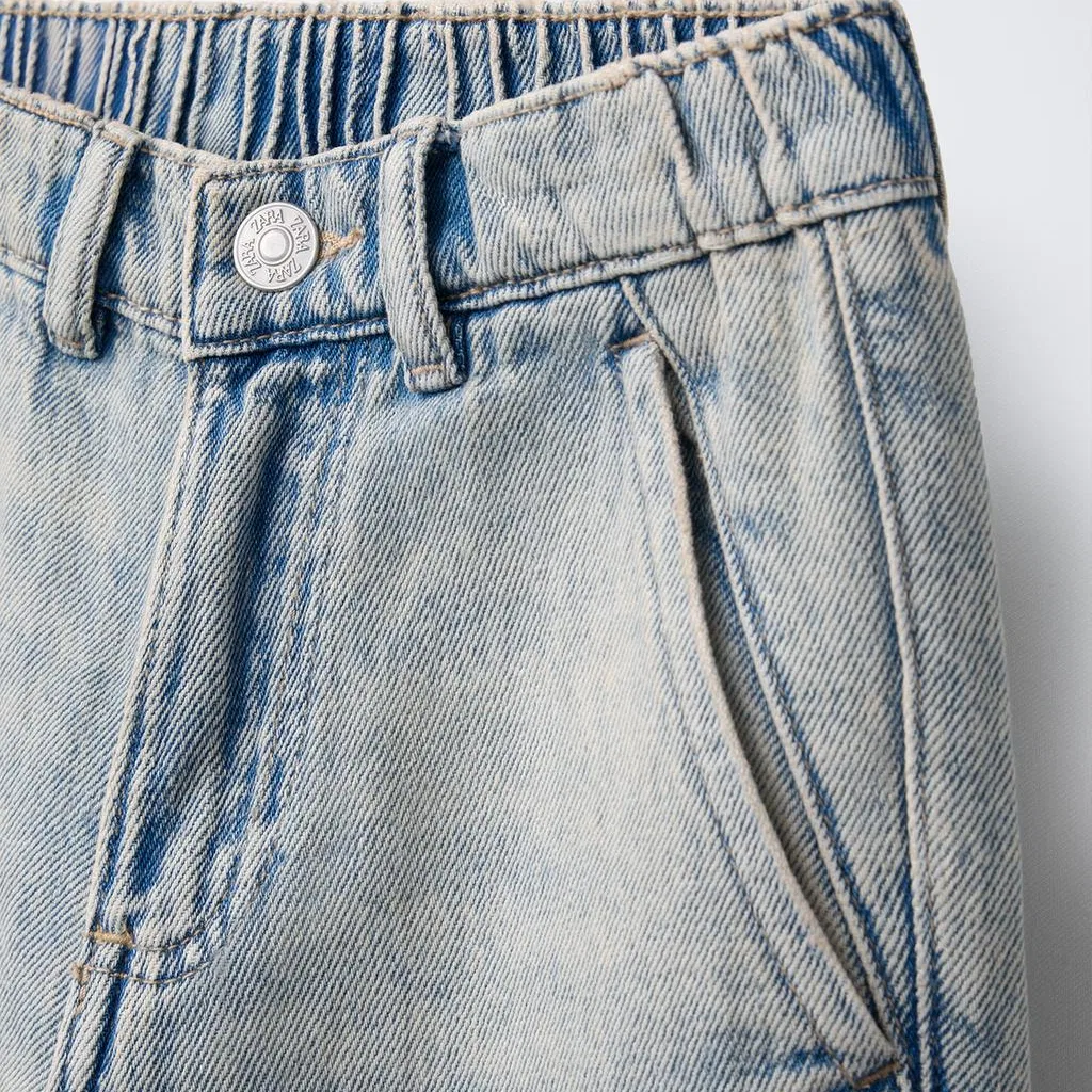 Детские джинсы ZARA, Light Blue — фото 4