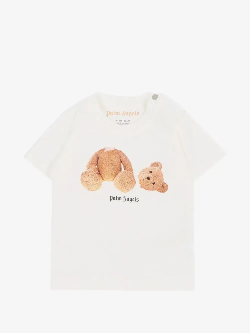 Футболка с принтом медведя (набор из трех штук) Palm Angels Kids, синий — фото 2
