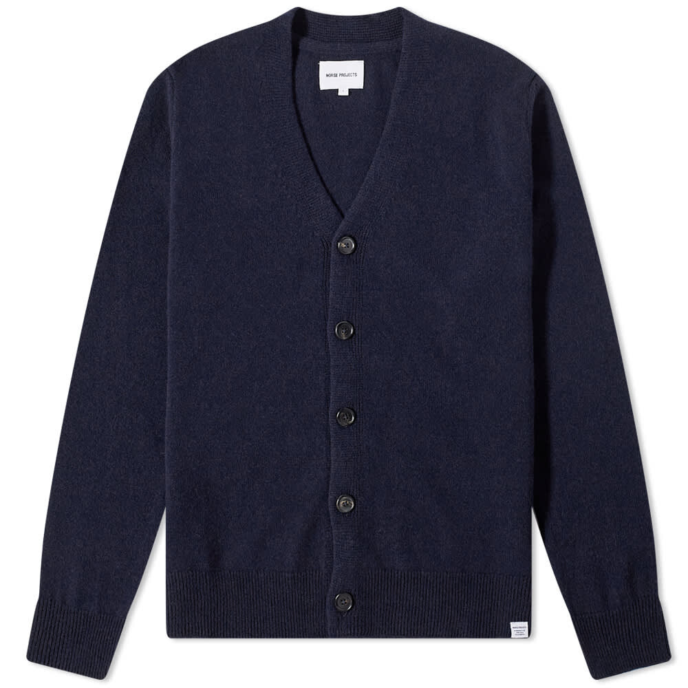 

Джемпер Norse Projects Adam Lambswool Cardigan, Черный, Джемпер Norse Projects Adam Lambswool Cardigan