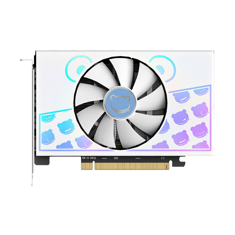 

Видеокарта Yeston GeForce RTX 5060 Cute Pet 8Гб, белый/голубой