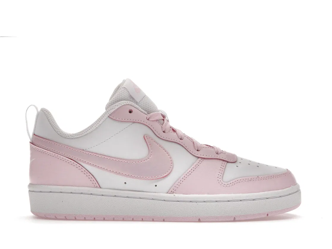 Детские кроссовки Lifestyle Nike Court Borough Low 2 SE, White/Pink Foam
