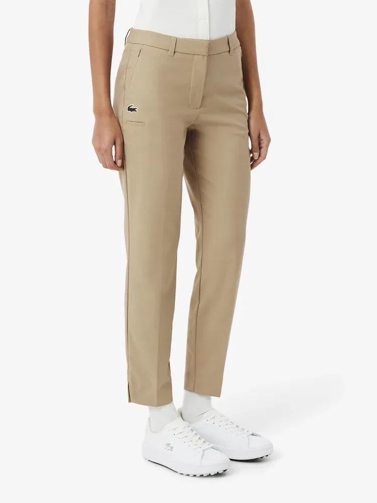 Брюки LACOSTE Beige с разрезом — фото 2