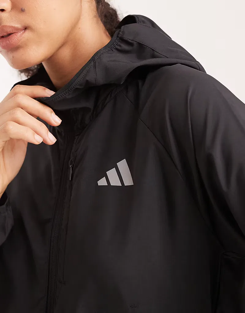 Куртка Adidas performance Adi365 running essentials, черный — фото 4