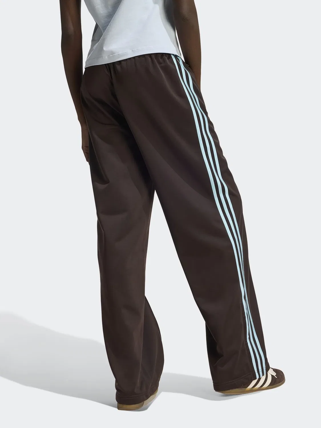 Штаны свободного кроя Firebird, adidas Originals, коричневый/синий — фото 2