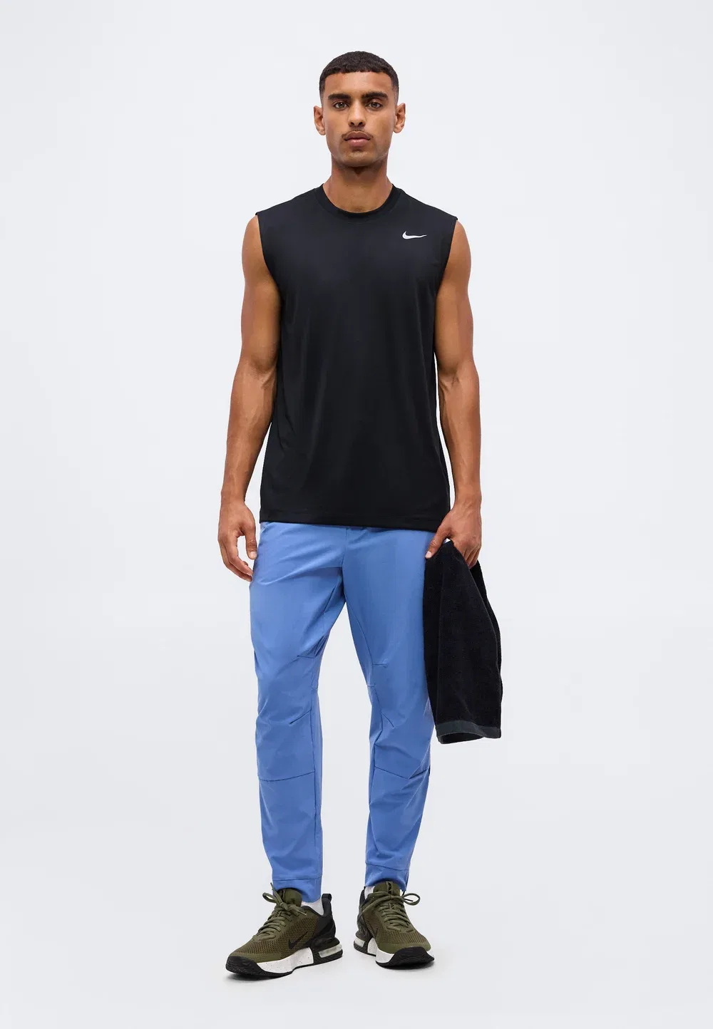 Без ограничений - спортивные штаны Nike Performance, Indigo Storm/Black — фото 2