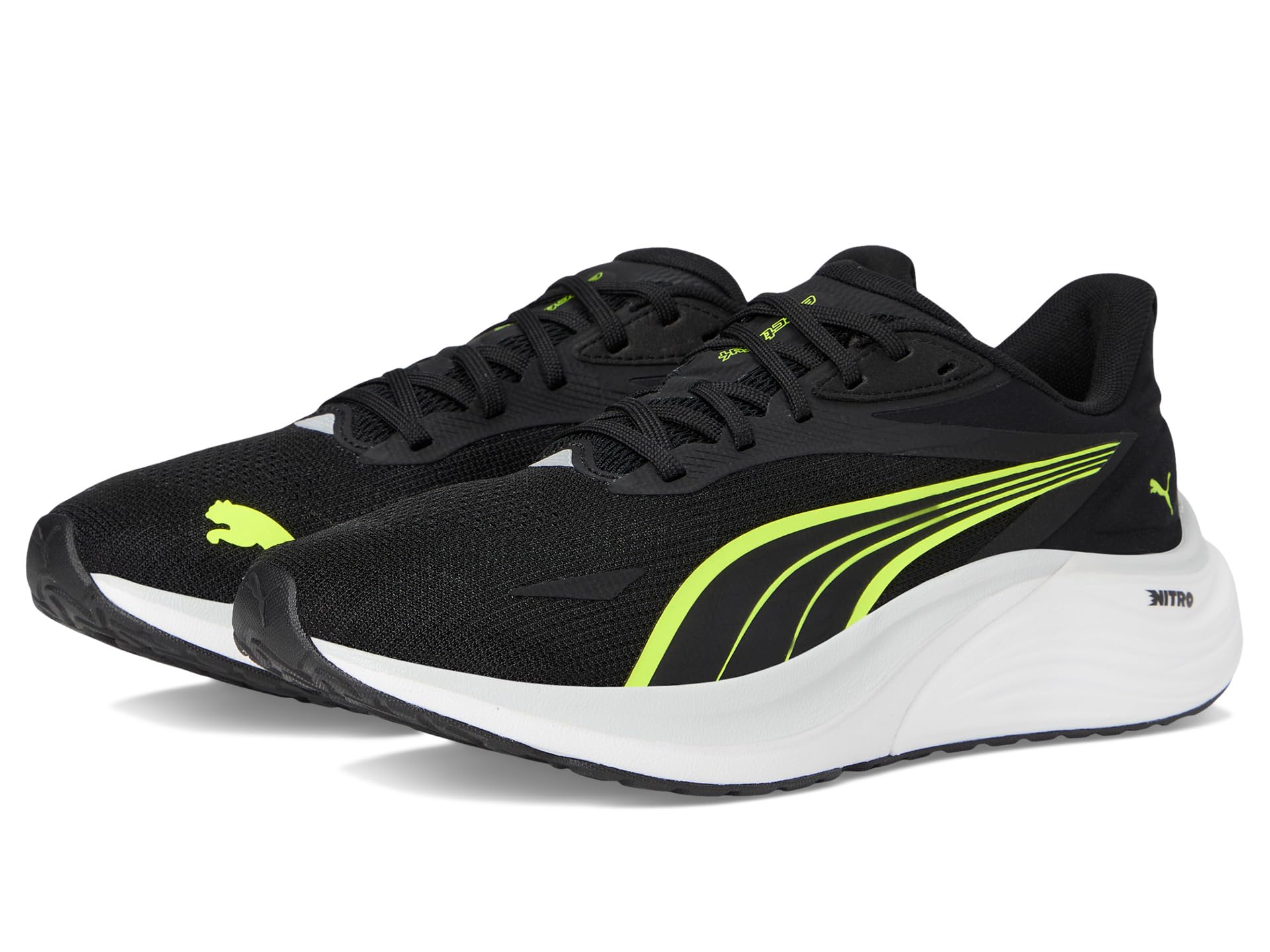 

Кроссовки PUMA Electrify Nitro 4 Running Shoes, цвет Puma Black/Yellow Alert/Feather Gray