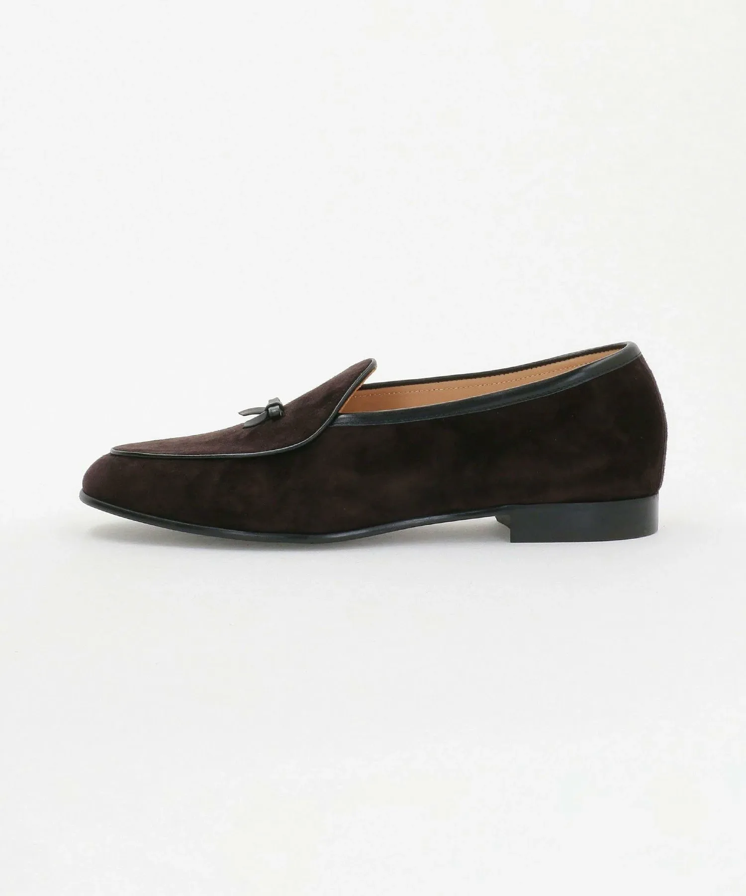 Бельгийские замшевые туфли United Arrows, DK.BROWN