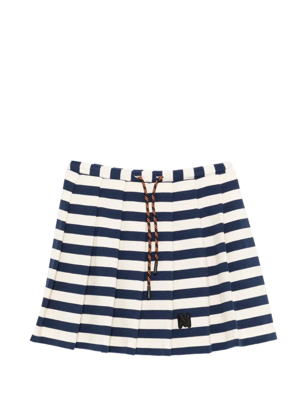 Полосатая плиссированная юбка Msgm Kids, синий