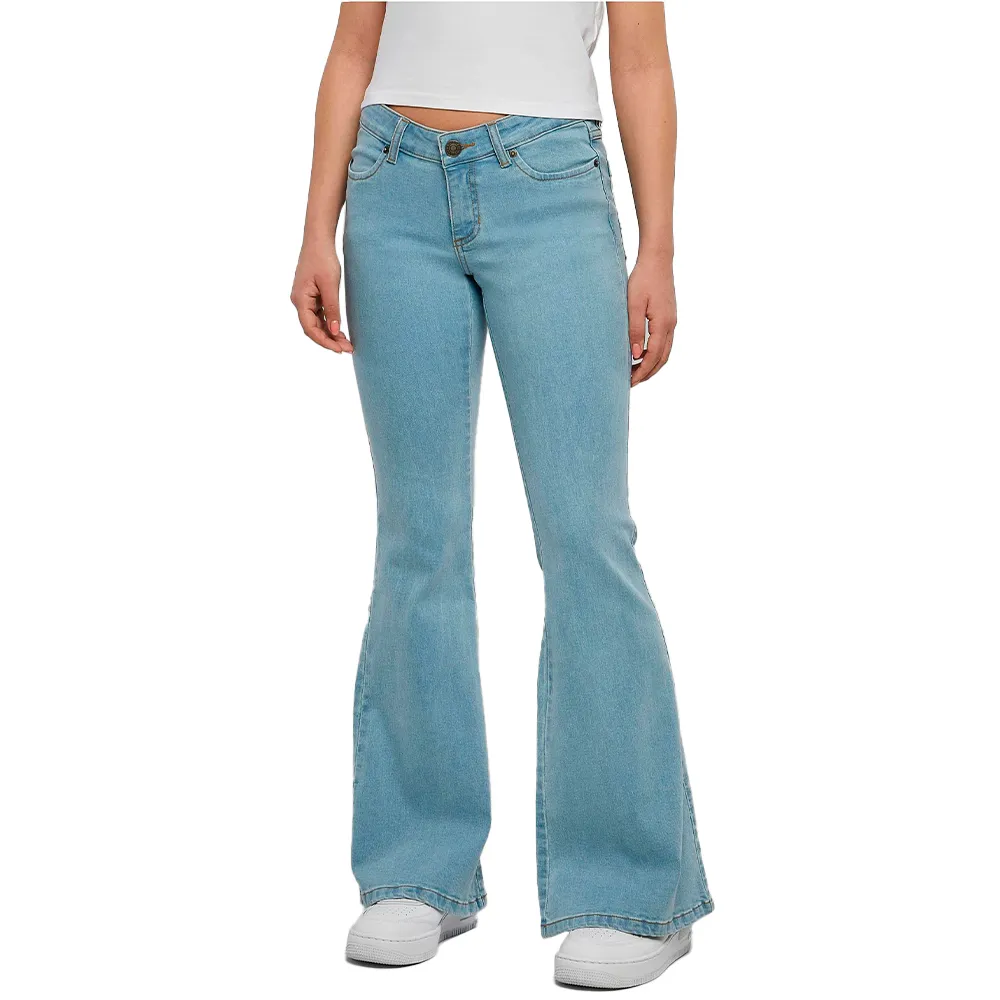 

Джинсы Urban Classics Organic Flared low waist, синий