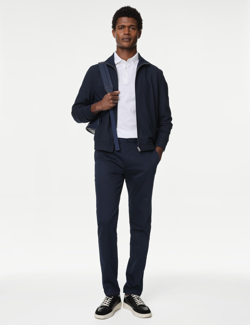 

Итальянские брюки-чинос Slim Fit Autograph, темно-синий