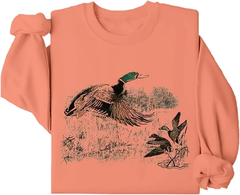 

Винтажный свитшот с уткой для охоты SESMIM