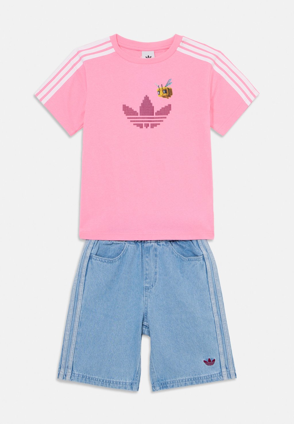 

Футболка с принтом MINECRAFT UNISEX SET Adidas Originals, фуксия