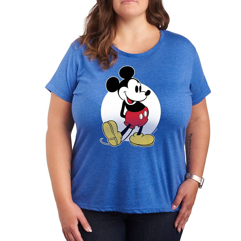 

Классическая футболка с рисунком Микки Мауса Disney's Plus, цвет Heather Royal Blue