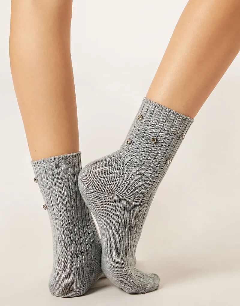 

Носки Calzedonia Gemstone из серой смеси